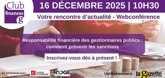 Club finances - Responsabilité financière des gestionnaires publics : comment prévenir les sanctions