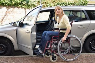 Handicapé stationnement voiture-UNE