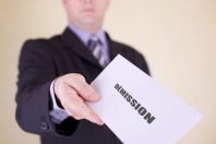 lettre démission-UNE