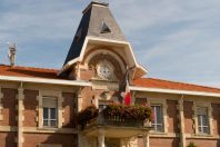 City hall of a nice town in France