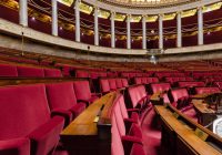 Hemicycle of French national assembly  in Paris, France