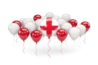 drapeau anglais avec ballons-UNE
