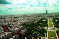 Vue a̩rienne Paris