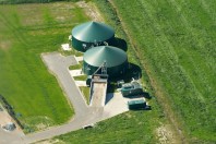 Une unité de méthanisation sur l'île de Borkum, en Mer Baltique