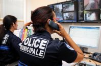 Police municipale CSUI (centre de supervision urbain intercommunal Evry) video