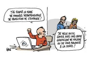 Protection enfance-Ne pas utiliser le dessin pour un autre article
