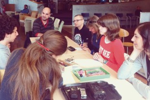 atelier dans une bibliothèque