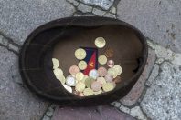 euro - faire la manche