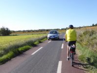 La mise en place d'une CVCB améliore le sentiment de sécurité des cyclistes empruntant ce trajet.