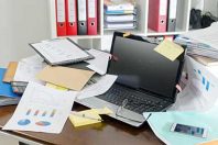 bureau désordre