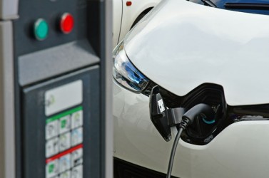Borne de recharge pour voiture électrique aux Mureaux