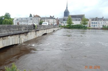 En juin 2016, Nemours,
en Seine-et-Marne, a connu la plus forte crue du Loing de son histoire.
