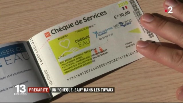 CHEQUE DE SERVICE FRANCE 2