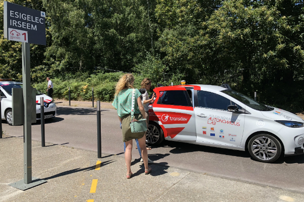 Des Renault Zoe autonomes testées sur le territoire de Rouen Métropole.