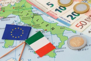 Italie drapeau euro