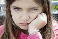 enfant pas content