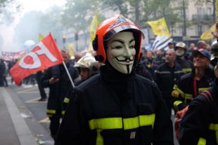 manifestation sapeurs-pompiers