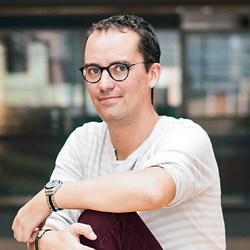 Damien Pfister, directeur de la communication