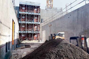 Chantier des réserves des musées de Reims