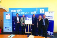 SIGNATURE CONVENTION FIBRE OPTIQUE EN SAONE ET LOIRE