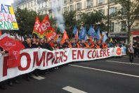 Pompiers greve unsa
