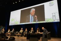 Patrick Bobet, président de Bordeaux métropole, lors de l'ouverture des Assisses de la transition énergétique.