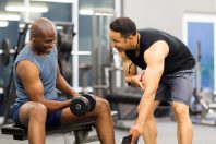Entraînement par un coach sportif