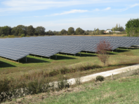Les panneaux photovoltaïques de la centrale de Pindray sont locaux.