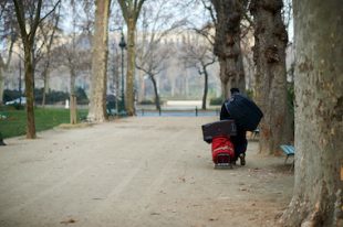 sans abri bagage