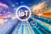 IoT theme with high speed motion blur