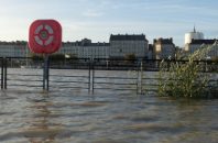 Grande marée de la Loire à Nantes
