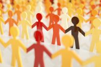 digital people - Network concept - 3D rendering