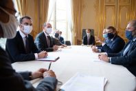 Castex, Veran, Baroin et Laurent