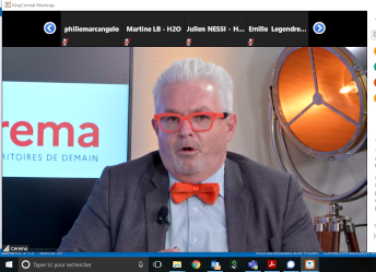 Pascal Berteaud, directeur général du Cerema, présente la réorganisation du Cerema.