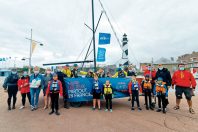 Le champion de voile Théa Khelif s'est rendu à Gravelines en juillet 2020