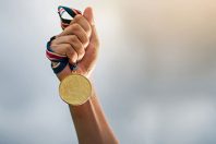 médaille d'or sport champion