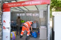 Lyon 9e - déchetterie en période de déconfinement Covid-19