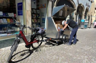 livraison en vélocargo