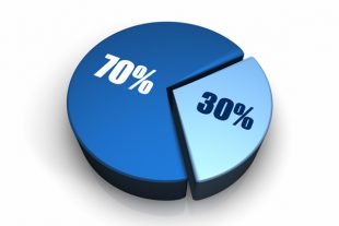 70 % - 30 %