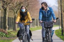 Véloroute à Dunkerque, sur voie verte