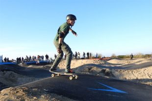 Pumptrack de Merville-Franceville dasn le Calvados