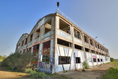 France, Caen - Friche industrielle