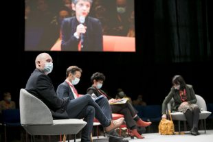 Nicolas Lefèbvre, adjoint au maire de Bailleul et président du conseil de surveillance de l’EPSM des Flandres, lors de la conférence "Agir pour la santé des habitant" qui s'est tenue lors du Congrès des maires à Paris le 18 novembre 2021