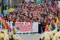 Une manifestation a eu lieu à Bayonne le 20 novembre 2021