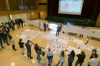 Les élus de la communauté de communes pays d’Evian, vallée d’Abondance ont bénéficié d’une action de sensibilisation de La Fresque du climat, ici, fin mai.