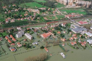 Inondation à Couzon-au-Mont-d’Or (69)
