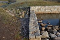 safety spillway of a lake dam, pond or other water area, reservo