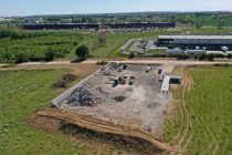 Site de Boissy l'Aillerie, vue de la plateforme de tri .