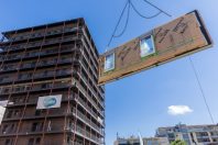 À Toulouse, la tour en bois de dix étages du projet Wood’Art sera livrée en juin.