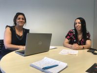 Bouchra Hakki, directrice générale adjointe, et  Amel Benabdelhafid, DRH de la ville de Trappes